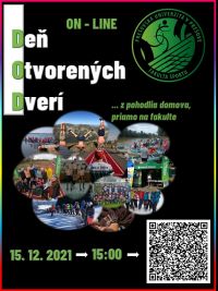 On-line Deň otvorených dverí na Fakulte športu Prešovskej univerzity v Prešove