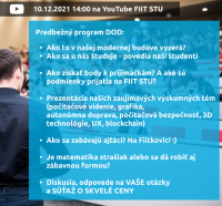 Virtuálny Deň otvorených dverí Fakulty informatiky a informačných technológií STU v Bratislave, Virtuálny Deň otvorených dverí Fakulty informatiky a informačných technológií STU v Bratislave,