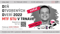 Virtuálny Deň otvorených dverí - Materiálovotechnologická fakulta STU v Bratislave Virtuálny Deň otvorených dverí - Materiálovotechnologická fakulta STU v Bratislave