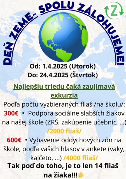 Vyhlasujeme prvý ročník súťaže: SPŠ-ka zálohuje!