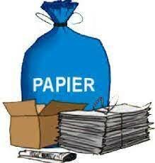 Oznam o zbere papiera