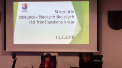 Stretnutie zástupcov žiackych školských rád TSK