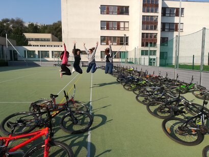 Na bicykli do školy 
