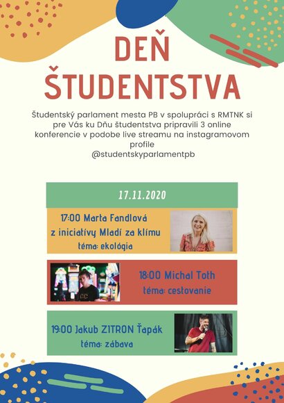 Online konferencie ku Dňu študentstva