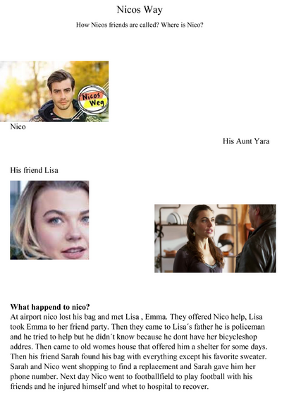 Nicova cesta na hodinách anglického a nemeckého jazyka