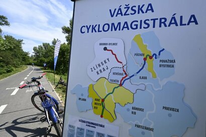 Otvorenie ďalšieho úseku Vážskej cyklomagistrály