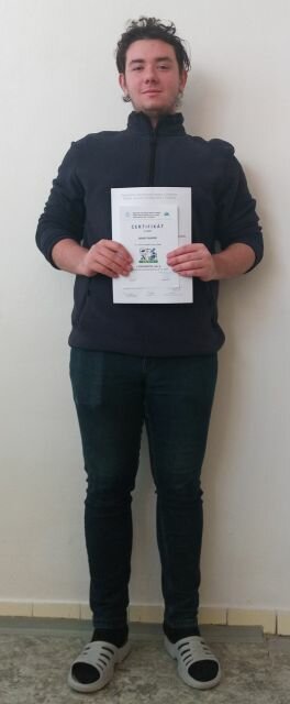 Jakub sa umiestnil na krásnom 2. mieste