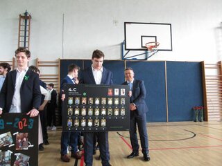 Študenti IV. C so svojím tablom