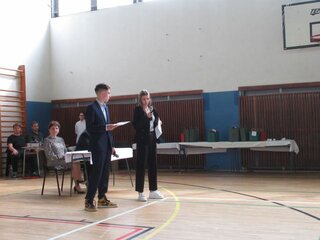 Moderátori Aďa a Michal