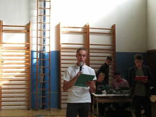 Príhovor a Peťo z III.B