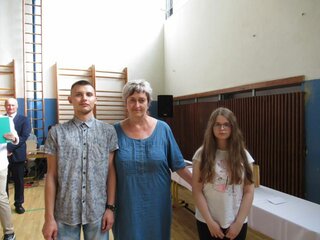 Ocenení žiaci z II. E