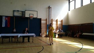 Pieseň v podaní Mimy z II. A