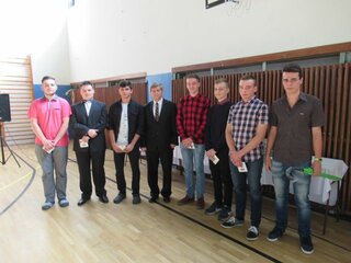 Ocenení žiaci z II. B