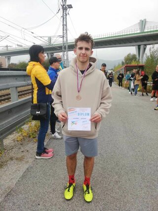 3. Cezpoľný beh - Slavojka, víťaz Kiko Kľúčik