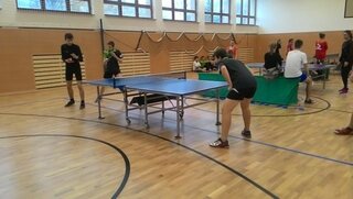 Tomáš Kožienka a David Ďurana v zápale štvorhry