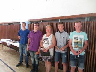 Ocenení žiaci z I. A - strojárstvo