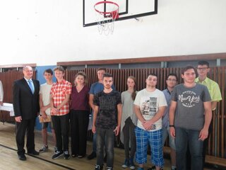 Ocenení žiaci z I. B