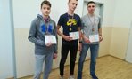 Jednotlivci zľava: Gachulinec- SPŠ, Janíček SOŠ-s, Drblík- SOŠ-s